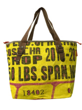 Lade das Bild in den Galerie-Viewer, HOGACA coole Damen-Handtasche aus wiederverwendeten Kaffeebohnensack-Leinen Mod.3 "18402", in 9 tollen Farben
