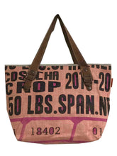 Lade das Bild in den Galerie-Viewer, HOGACA coole Damen-Handtasche aus wiederverwendeten Kaffeebohnensack-Leinen Mod.3 "18402", in 9 tollen Farben