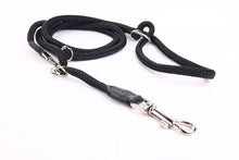 Lade das Bild in den Galerie-Viewer, HOGACA Hunde-Leine 021 aus rundem geflochten Textil-Band ø 10 mm / 220 cm lg.
