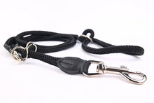 Lade das Bild in den Galerie-Viewer, HOGACA Hunde-Leine 021 aus rundem geflochten Textil-Band ø 10 mm / 220 cm lg.
