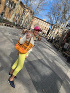 HOGACA coole Damen-Handtasche aus wiederverwendeten Kaffeebohnen-Leinensack Mod.4