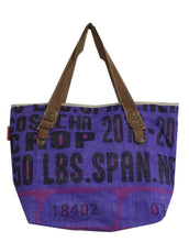 Lade das Bild in den Galerie-Viewer, HOGACA coole Damen-Handtasche aus wiederverwendeten Kaffeebohnensack-Leinen Mod.3 &quot;18402&quot;, in 9 tollen Farben
